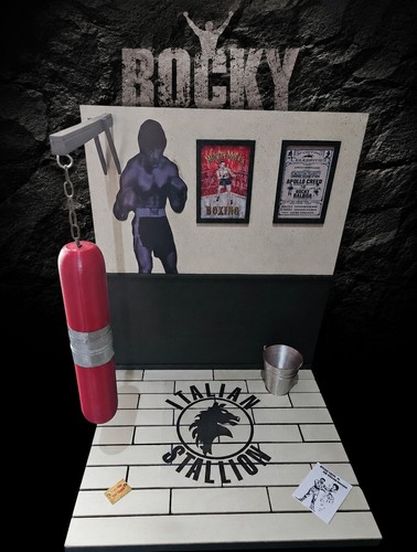Diorama for figures rocky - diorama,